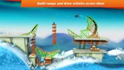 Out at midnight: Bridge Constructor Stunts lets you build crazy Trials-style stunt tracks